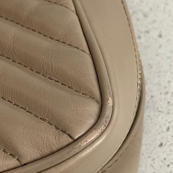 SOLD YSL Saint Laurent Lou Quilted Calfskin Leather Beige Camera Bag - Picture 7 of 12